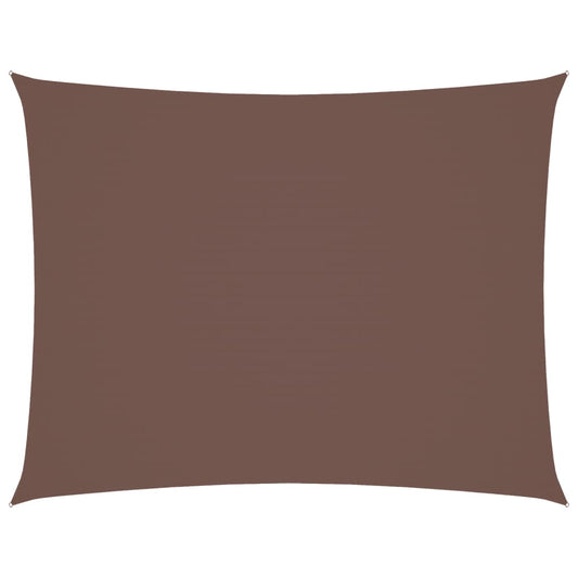 Sunshade Sail Oxford Fabric Rectangular 3x6 m Brown