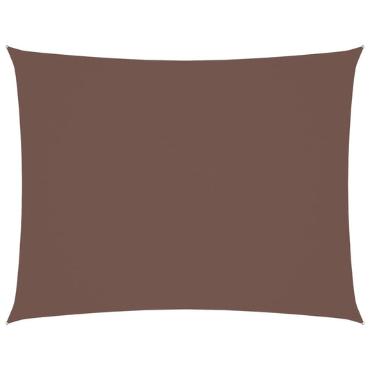 Sunshade Sail Oxford Fabric Rectangular 3.5x5 m Brown