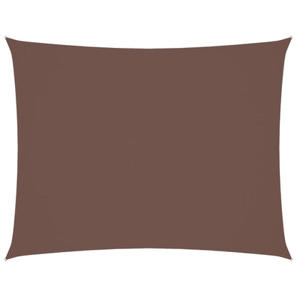 Sunshade Sail Oxford Fabric Rectangular 4x5 m Brown