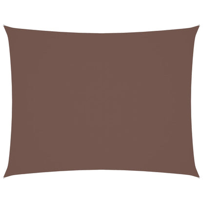 Sunshade Sail Oxford Fabric Rectangular 4x6 m Brown