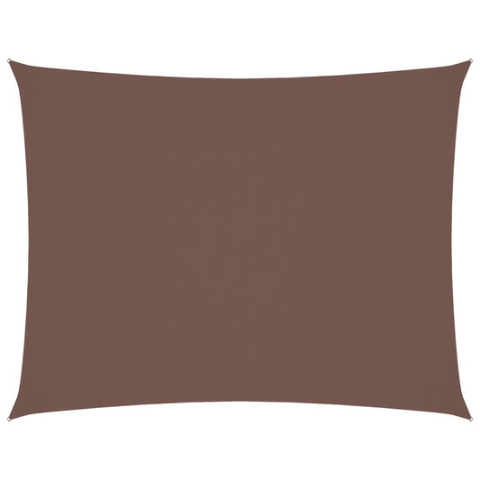 Sunshade Sail Oxford Fabric Rectangular 4x6 m Brown