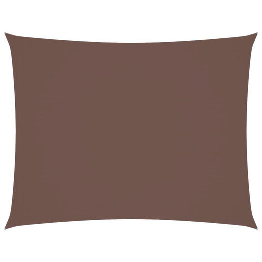 Sunshade Sail Oxford Fabric Rectangular 5x7 m Brown