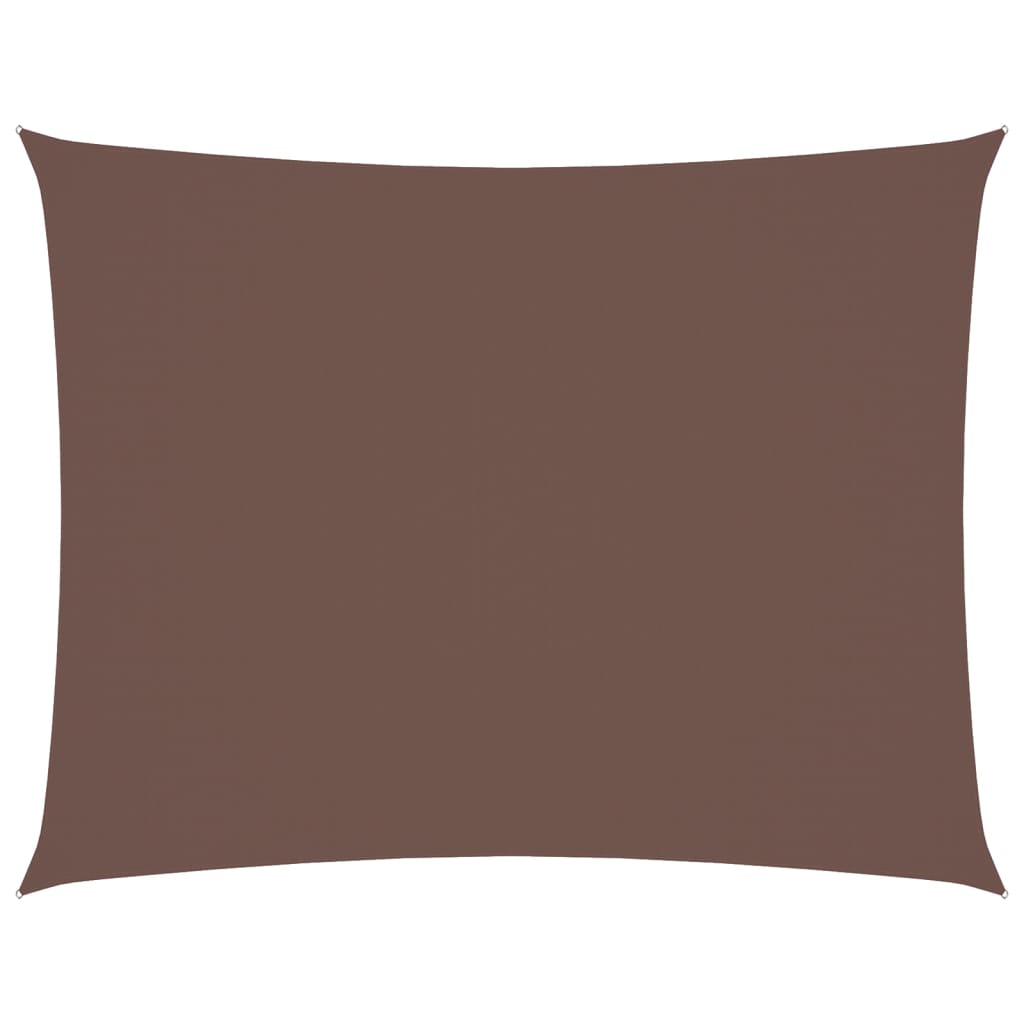 Sunshade Sail Oxford Fabric Rectangular 6x7 m Brown