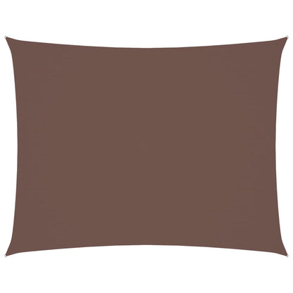 Sunshade Sail Oxford Fabric Rectangular 6x7 m Brown