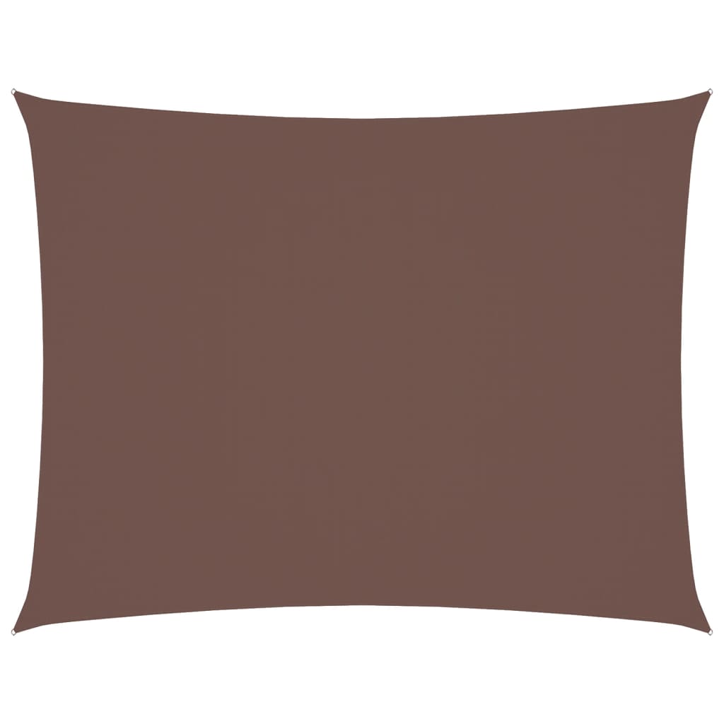 Sunshade Sail Oxford Fabric Rectangular 6x8 m Brown