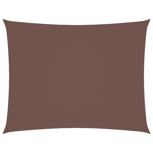 Sunshade Sail Oxford Fabric Rectangular 6x8 m Brown