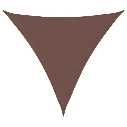 Sunshade Sail Oxford Fabric Triangular 3x3x3 m Brown