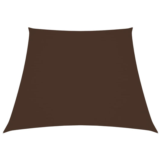 Sunshade Sail Oxford Fabric Trapezium 2/4x3 m Brown