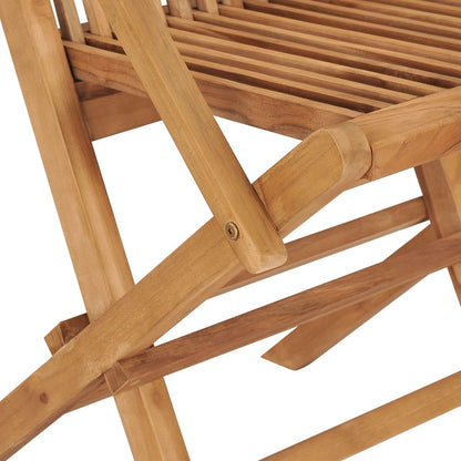 Garden Chairs 8 pcs Solid Teak Wood