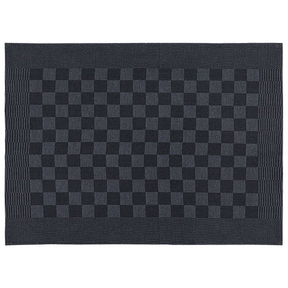 15 Piece Towel Set with Oven Gloves&Pot Holders Black Cotton
