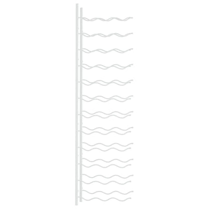 Wall Mounted Wine Rack for 36 Bottles White Iron