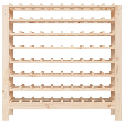 Wine Rack 109.5x30x107.5 cm Solid Wood Pine