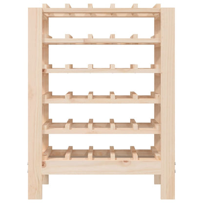 Wine Rack 61.5x30x82 cm Solid Wood Pine