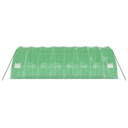 Greenhouse with Steel Frame Green 48 m² 8x6x2.85 m