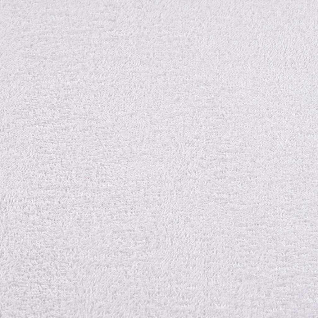 Sauna Towels 10 pcs White 80x200 cm 360 gsm 100% Cotton
