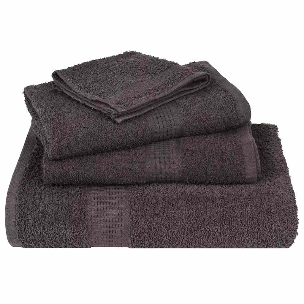 Shower Towels 25 pcs Anthracite 70x140 cm 360 gsm 100% Cotton