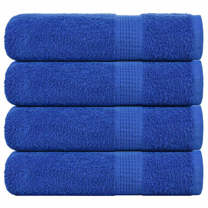 Shower Towels 4 pcs Blue 70x140 cm 360 gsm 100% Cotton