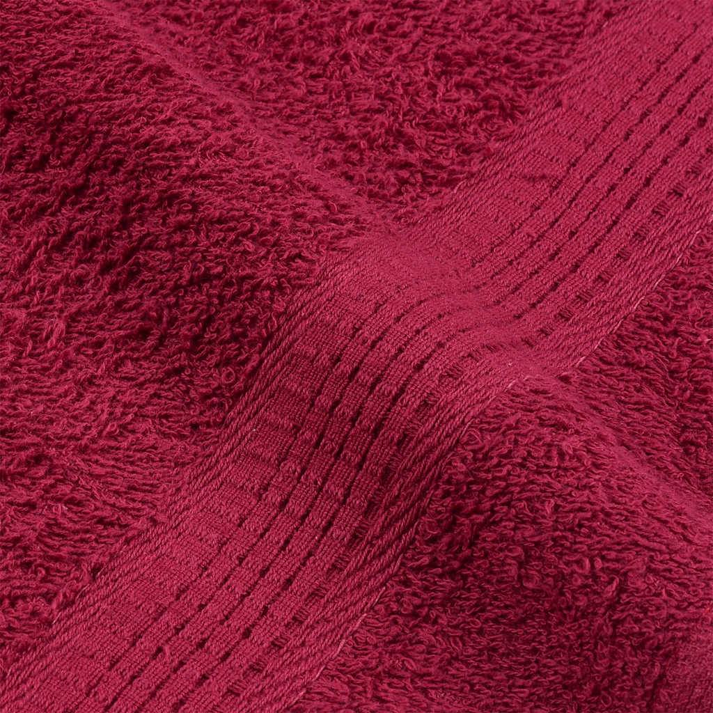 Soap Towels 10 pcs Bordeaux 30x30 cm 360 gsm 100% Cotton
