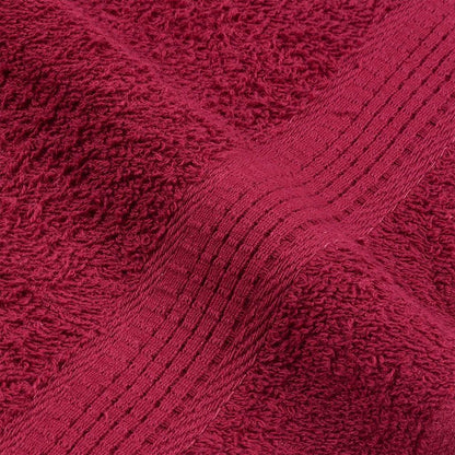 Soap Towels 10 pcs Bordeaux 30x30 cm 360 gsm 100% Cotton