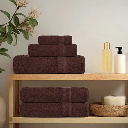 Soap Towels 2 pcs Brown 30x30 cm 360 gsm 100% Cotton