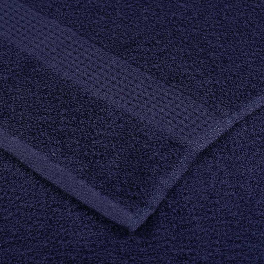 Soap Towels 4 pcs Navy Blue 30x30 cm 360 gsm 100% Cotton