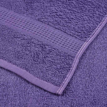 Sauna Towels 10 pcs Purple 80x200 cm 360 gsm 100% Cotton