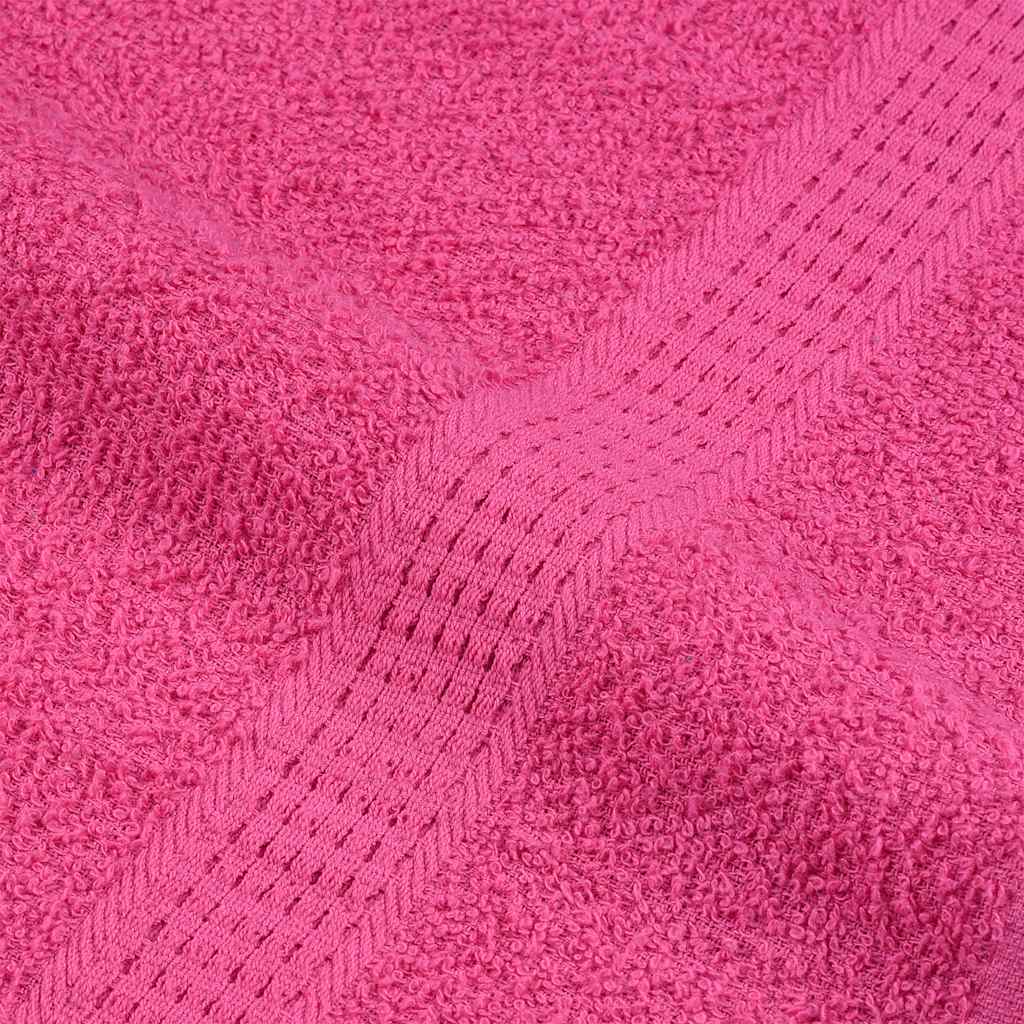 Bath Towels 2 pcs Pink 100x150 cm 360 gsm 100% Cotton