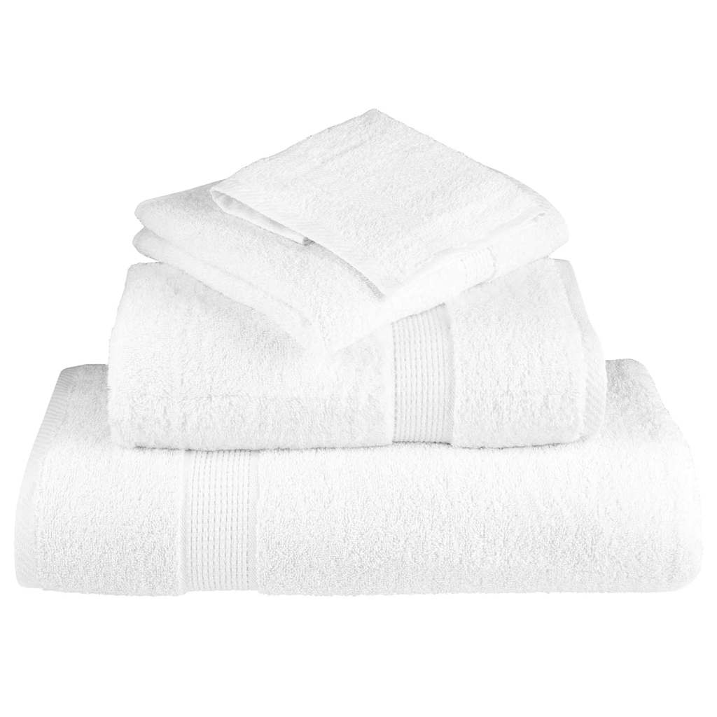 Guest Towel 10 pcs White 15 x 21 cm Cotton