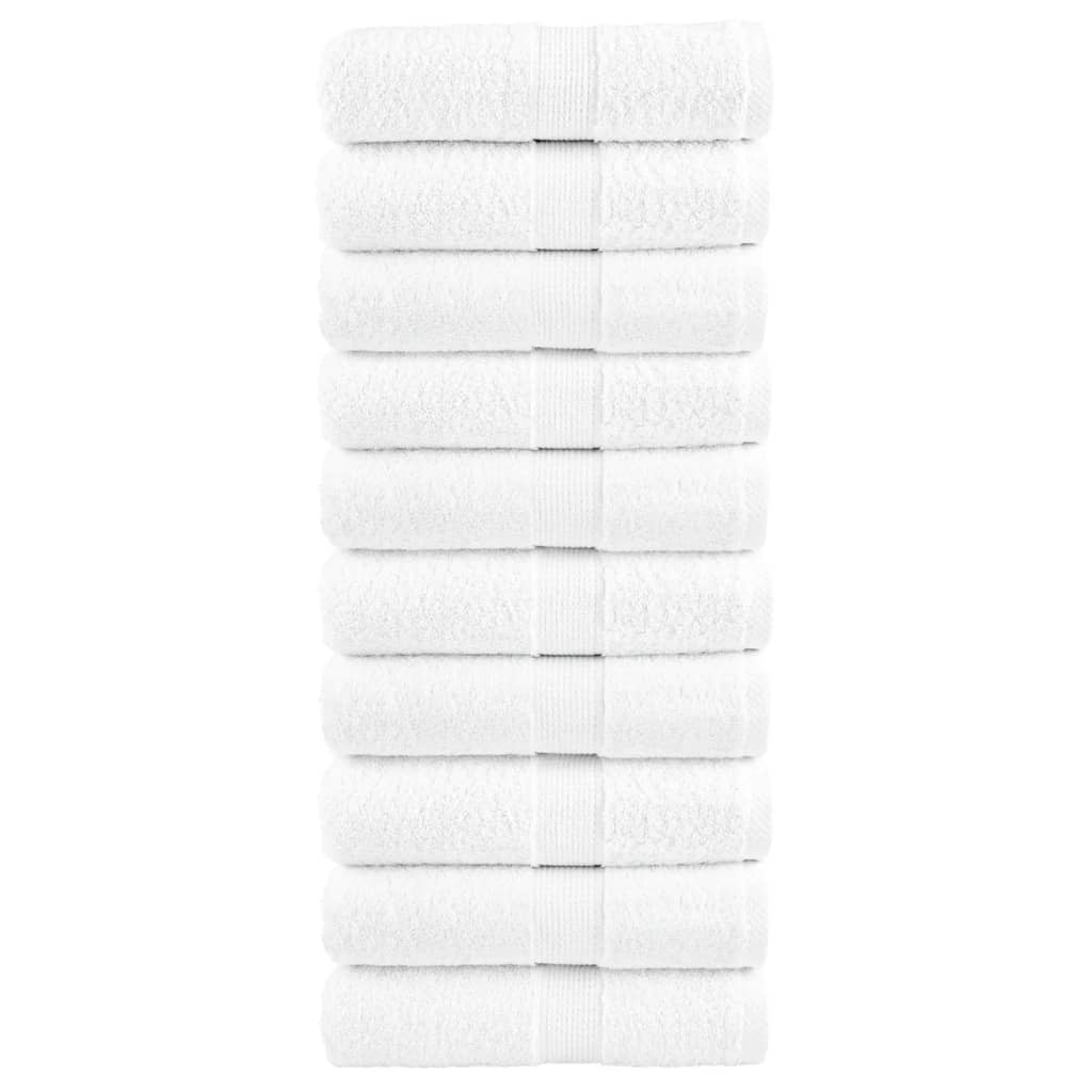 Premium Soap Towels SOLUND 10pcs White 30x30cm 600gsm