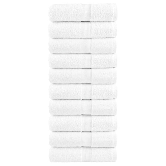Premium Soap Towels SOLUND 10pcs White 30x30cm 600gsm