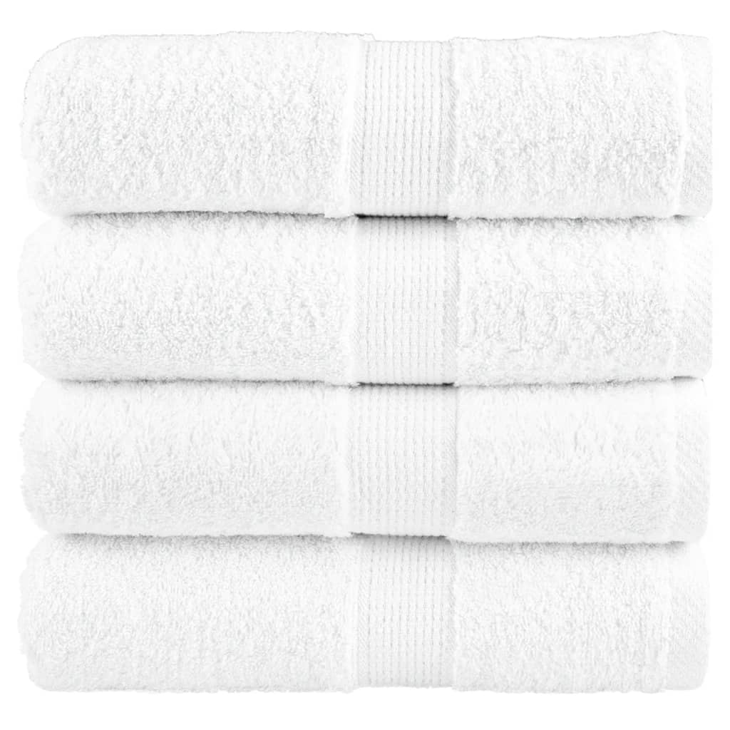 Premium Guest Towels SOLUND 4pcs White 30x50cm 600gsm