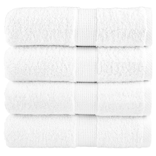 Premium Guest Towels SOLUND 4pcs White 30x50cm 600gsm
