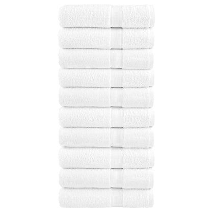 Premium Hand Towels SOLUND 10pcs White 50x100cm 600gsm