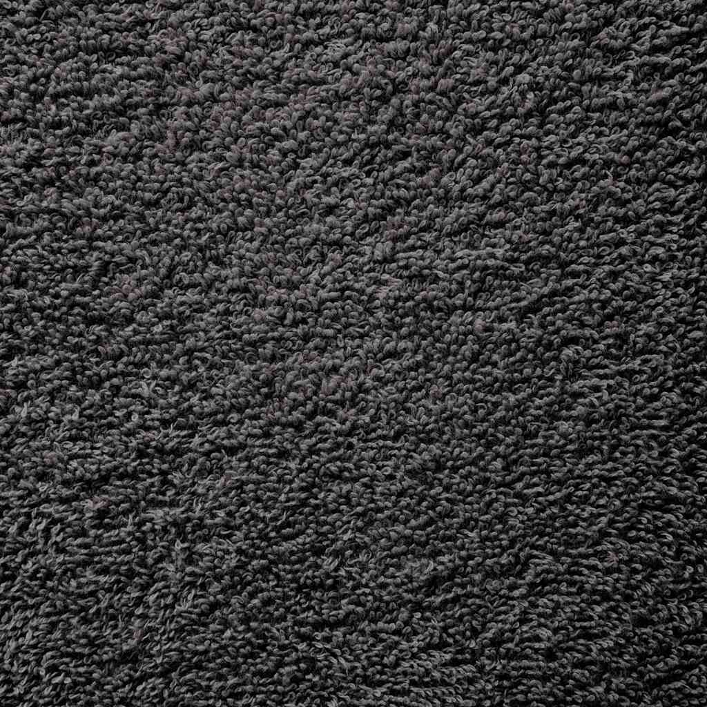 Guest Towel 2 pcs Anthracite 15 x 21 cm Cotton