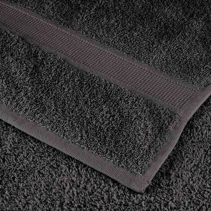 Guest Towel 2 pcs Anthracite 15 x 21 cm Cotton