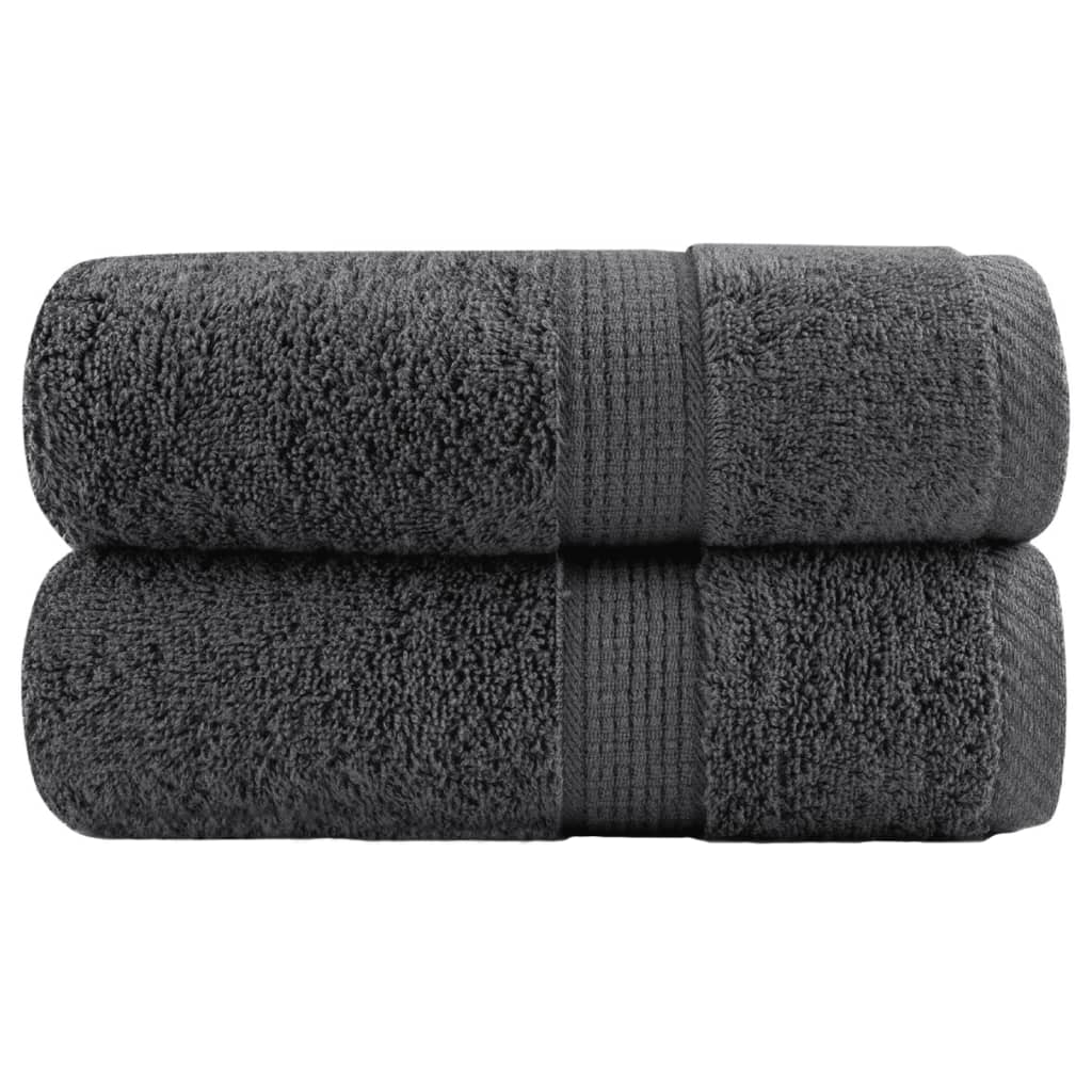 Premium Soap Towels SOLUND 2pcs Anthracite 30x30cm 600gsm