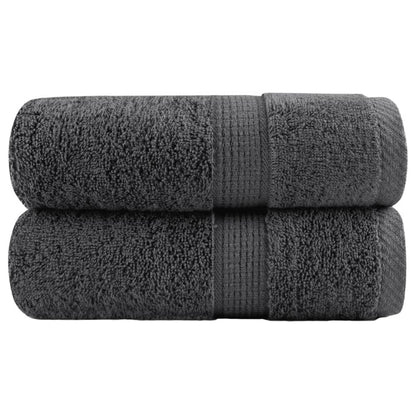 Premium Soap Towels SOLUND 2pcs Anthracite 30x30cm 600gsm