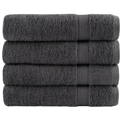 Premium Shower Towels SOLUND 4pcs Anthracite 70x140cm 600gsm
