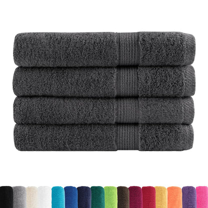 Premium Sauna Towels SOLUND 4pcs Anthracite 80x200cm 600gsm
