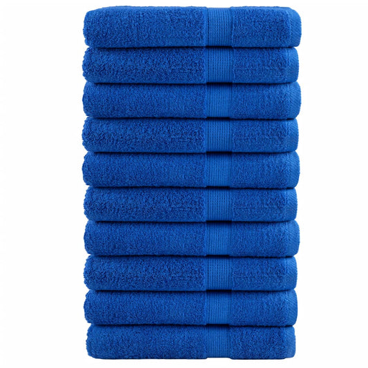 Premium Towels SOLUND 10pcs Blue 100x200cm 600gsm