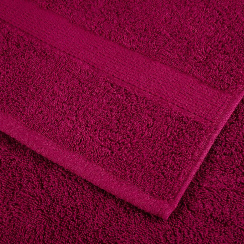 Premium Guest Towels SOLUND 2pcs Bordeaux 30x50cm 600gsm