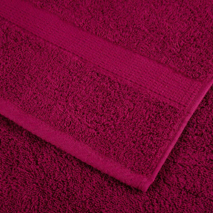 Premium Bath Towels SOLUND 4pcs Bordeaux 100x150cm 600gsm