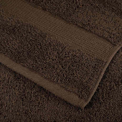 Guest Towel 10 pcs Brown 15 x 21 cm Cotton