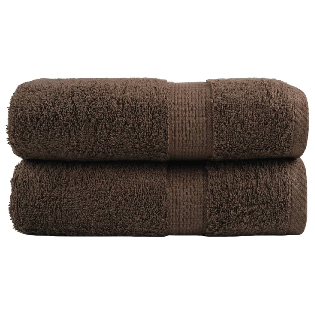 Premium Soap Towels SOLUND 2pcs Brown 30x30cm 600gsm