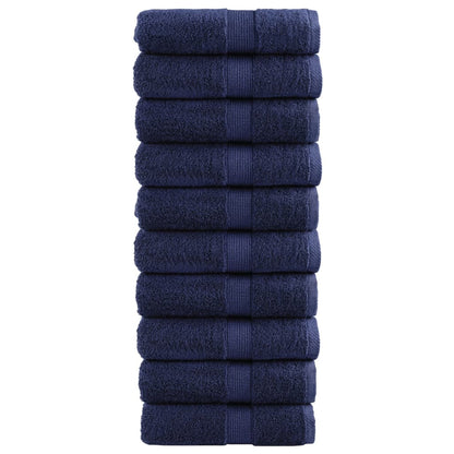 Premium Soap Towels SOLUND 10pcs Navy Blue 30x30cm 600gsm