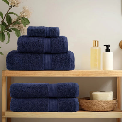 Premium Guest Towels SOLUND 4pcs Navy Blue 30x50cm 600gsm
