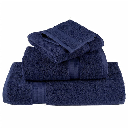 Premium Guest Towels SOLUND 4pcs Navy Blue 30x50cm 600gsm