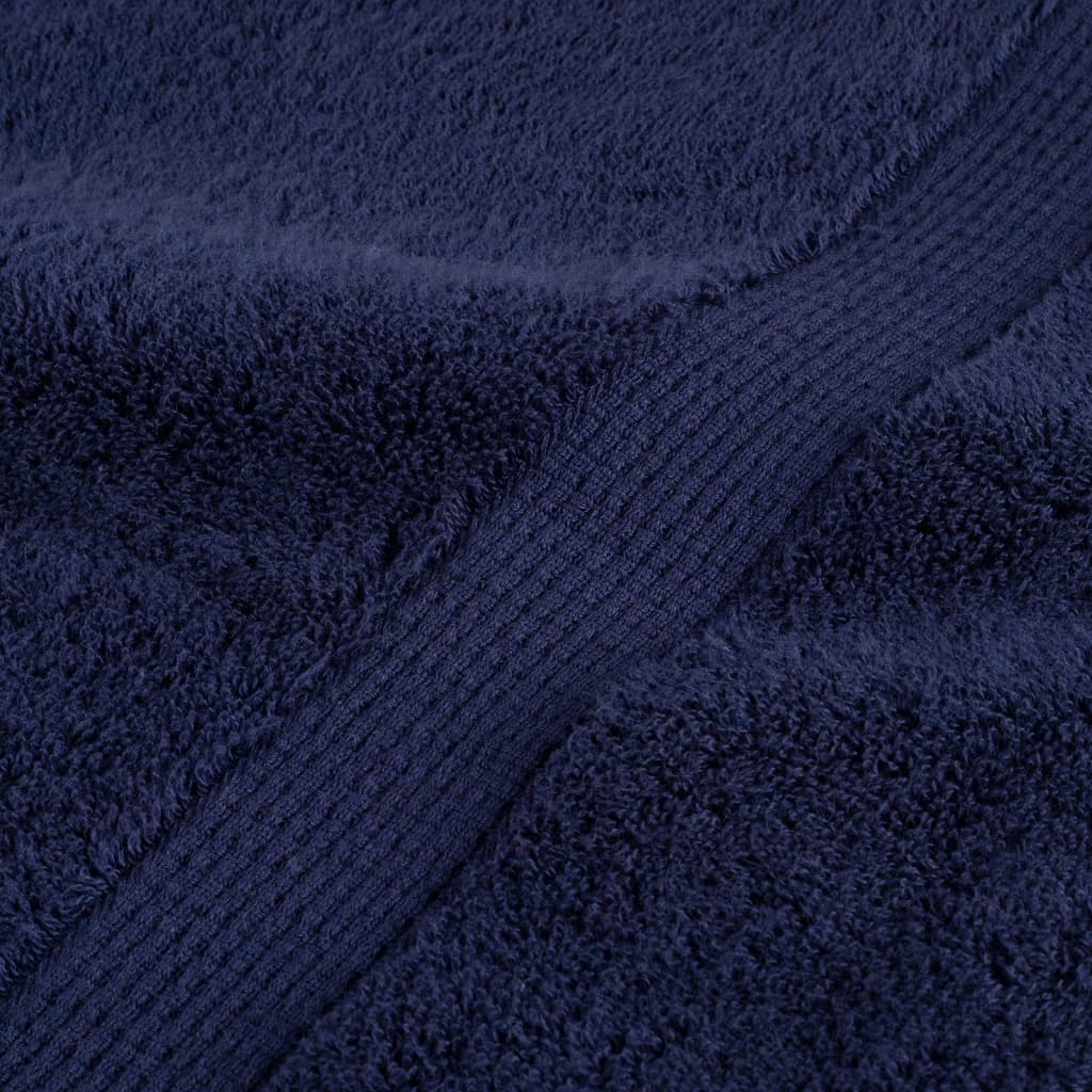 Premium Guest Towels SOLUND 4pcs Navy Blue 30x50cm 600gsm