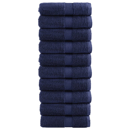 Premium Guest Towels SOLUND 10pcs Navy Blue 30x50cm 600gsm
