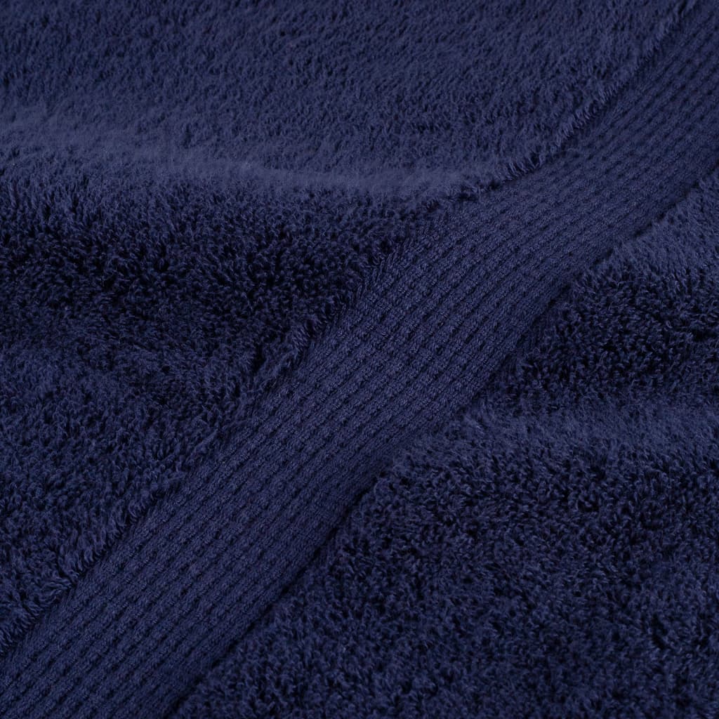 Premium Guest Towels SOLUND 10pcs Navy Blue 30x50cm 600gsm